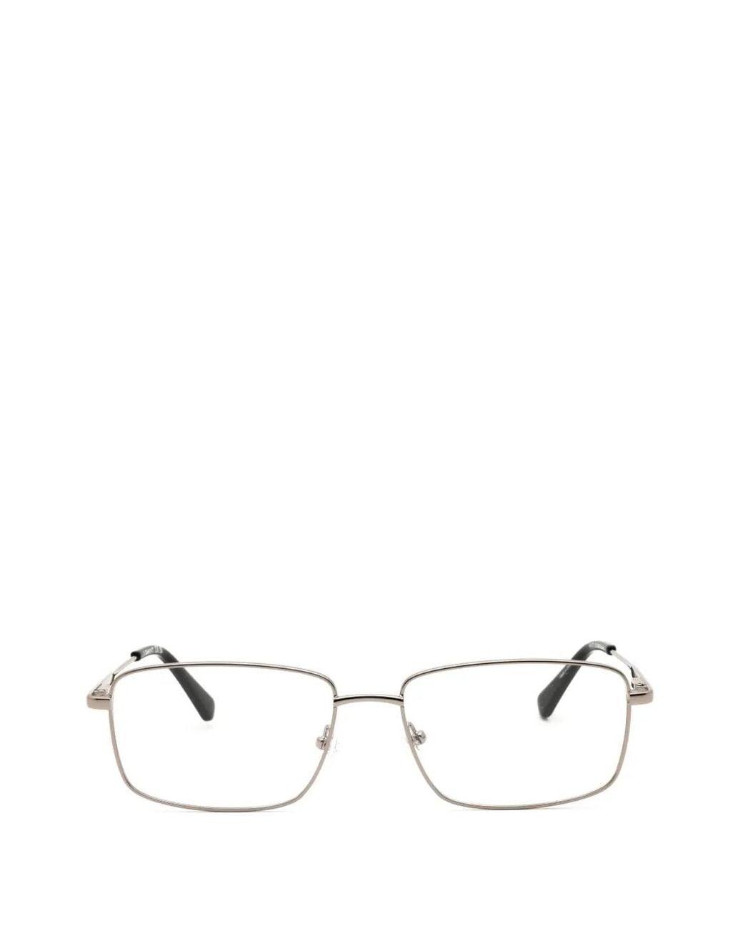 Gant White Rectangle-Frame Glasses for men