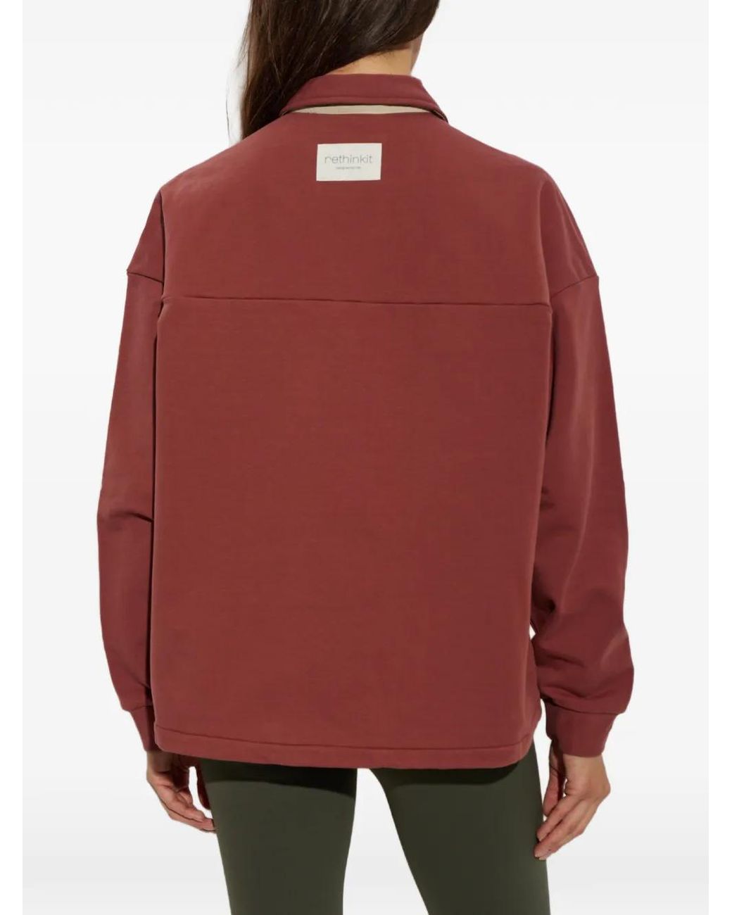 Rethinkit Studios Red Logo-Patch Polo Shirt