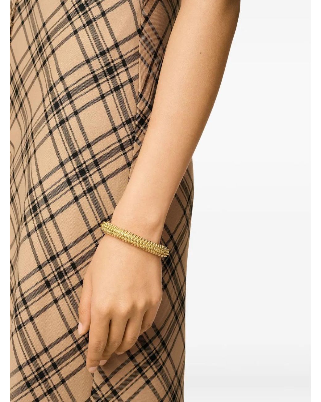 AMI Metallic Bead-Effect Bracelet