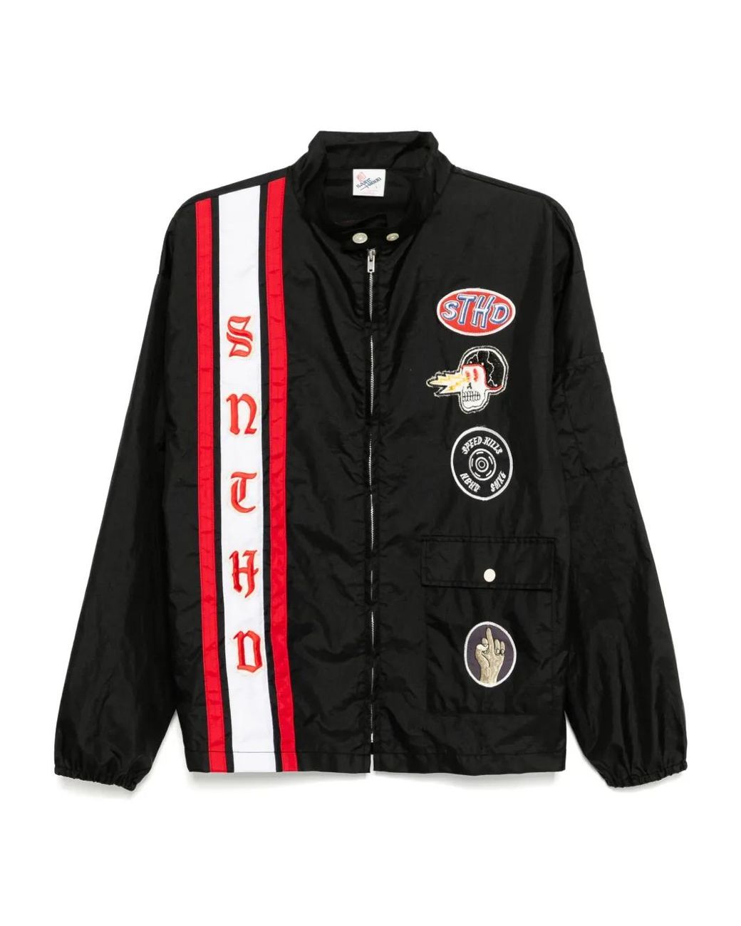 SAINT Mxxxxxx Black Badges Zip-Up Jacket for men