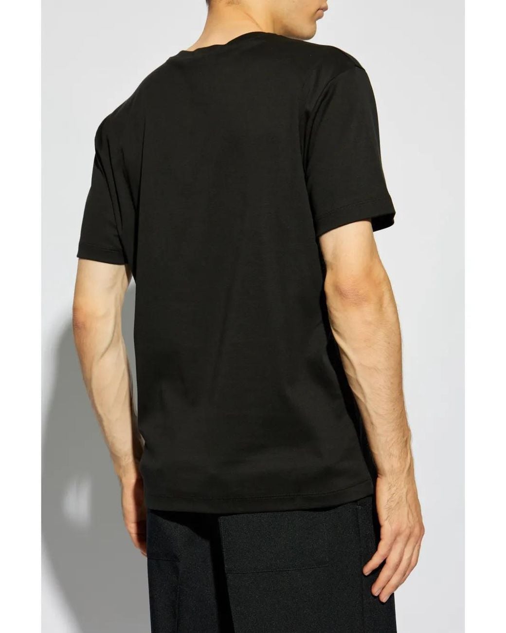 Giorgio Armani Black Tshirt Clothing for men