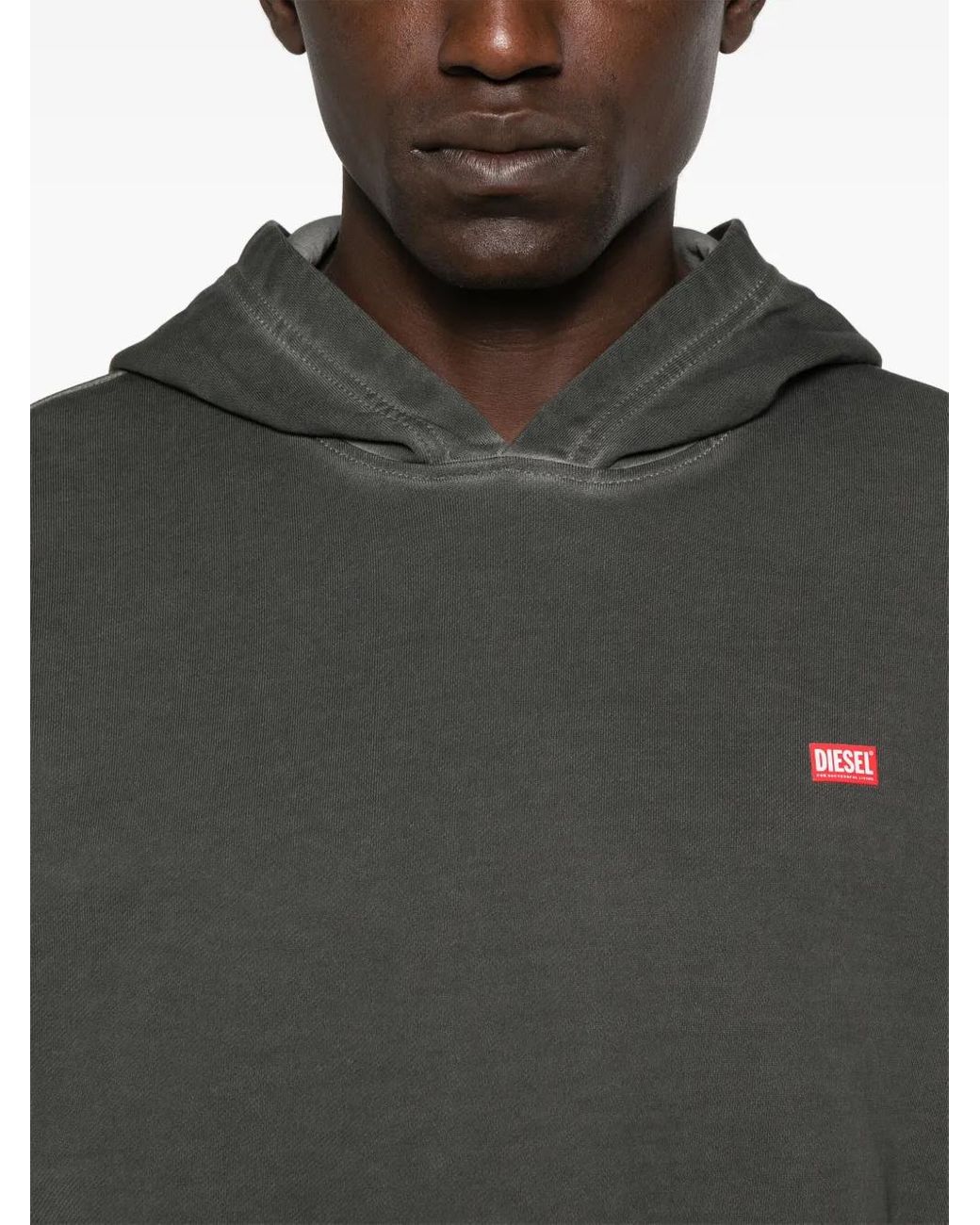 DIESEL Gray Hoodies for men