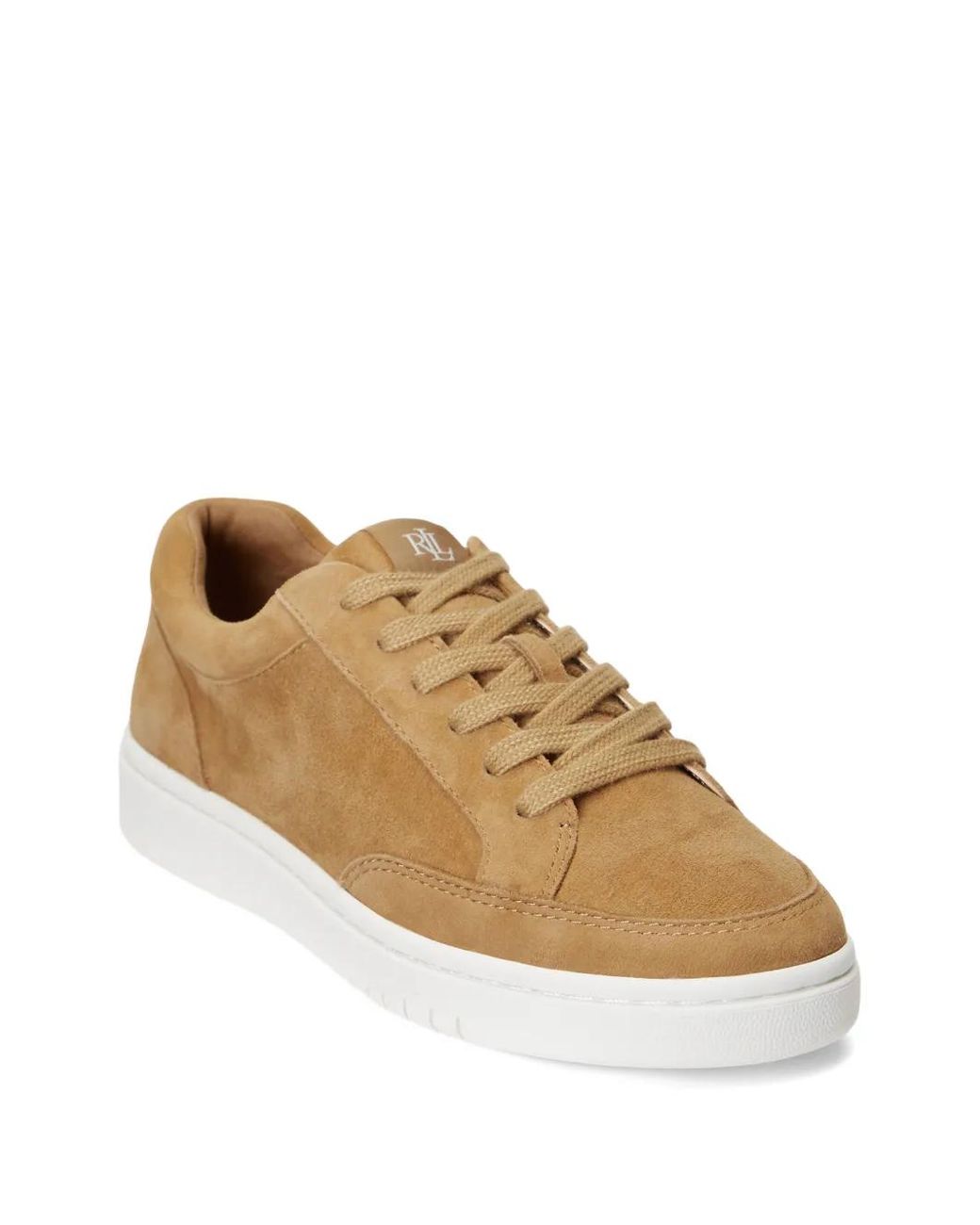 Ralph Lauren Brown Panelled Sneakers