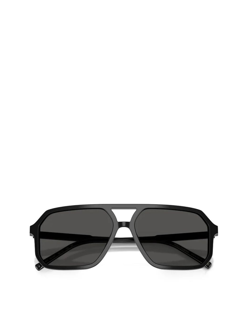 Dolce & Gabbana Black Lunettes De Soleil À Monture Pilote