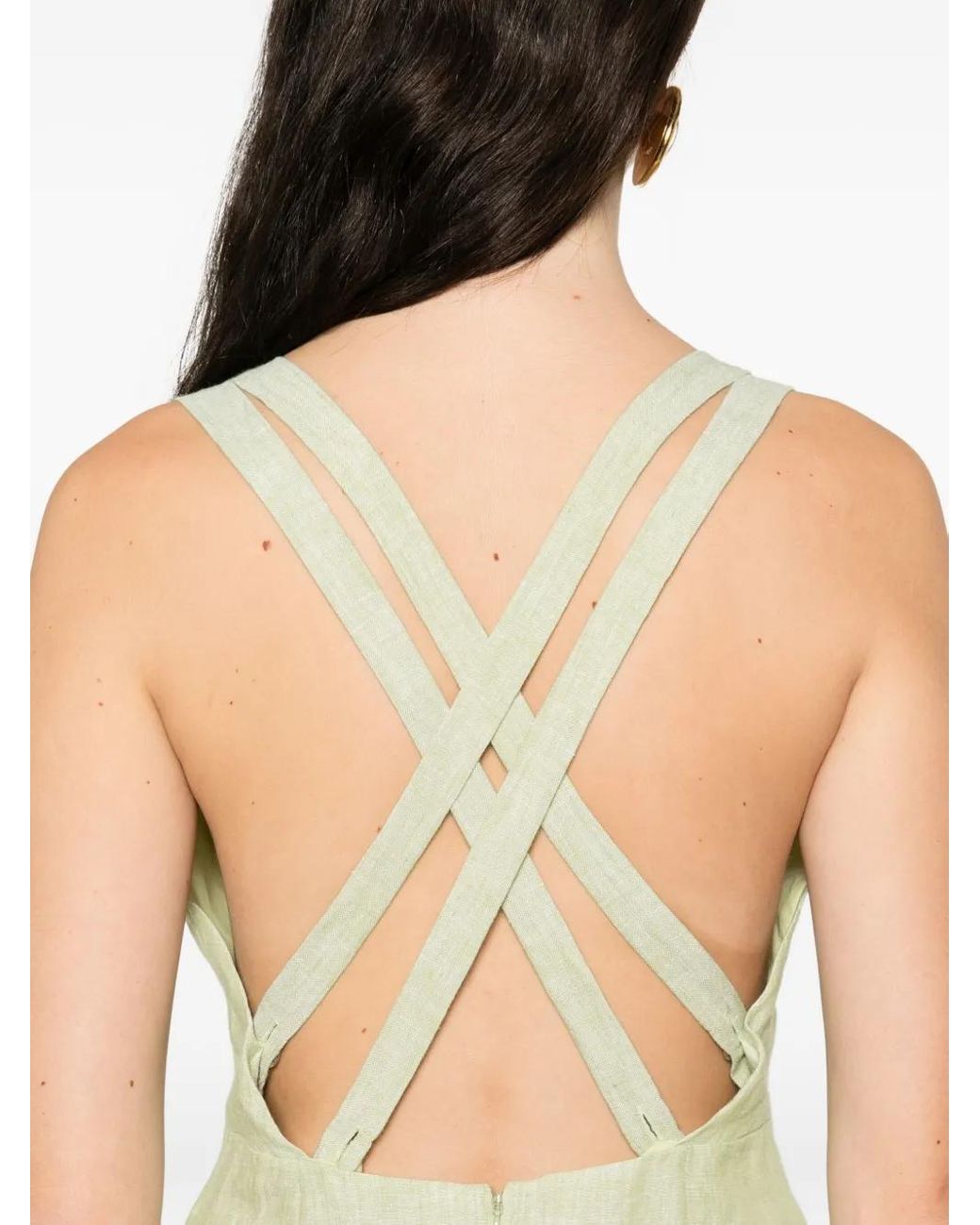 Occleus Green August Midi Dress