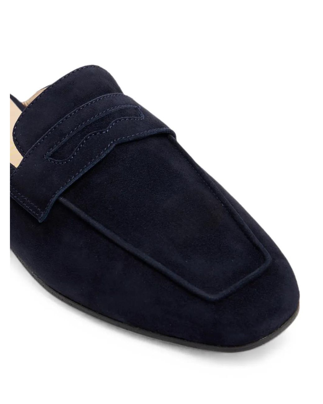 SOPHIQUE Blue Riviera Suede Slippers