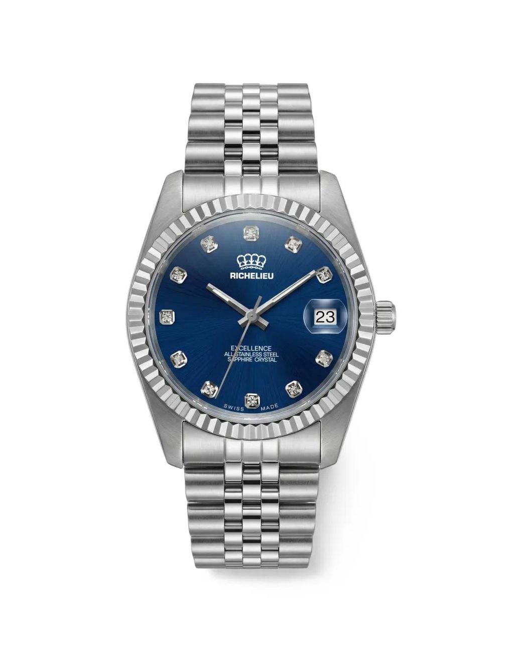 Richelieu Swiss Blue Logo-Detail 26Mm Watch