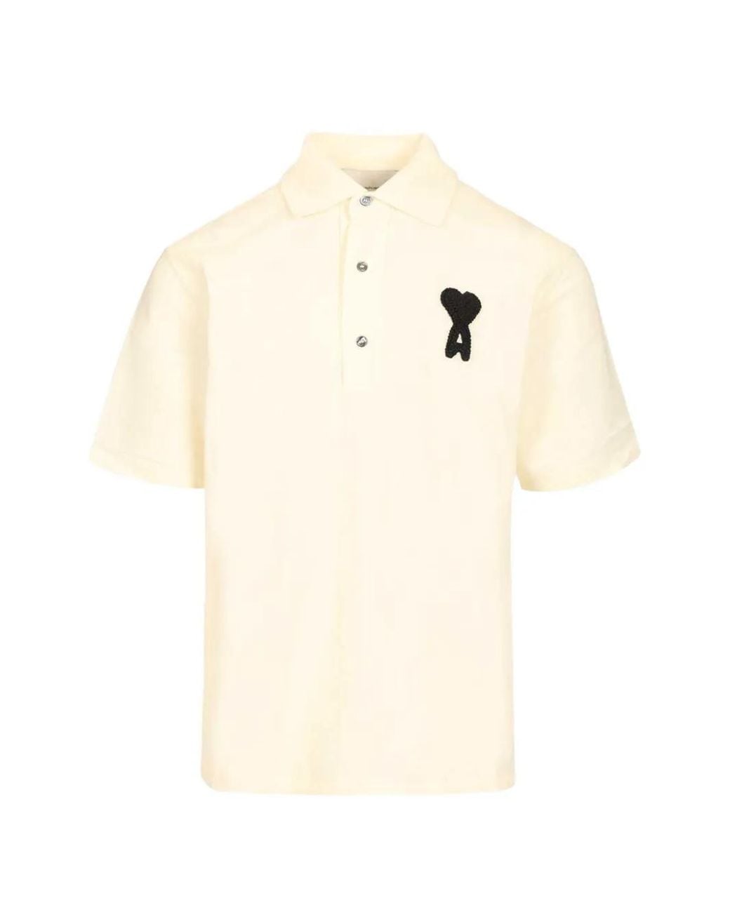 AMI Natural Boxy Fit Polo
