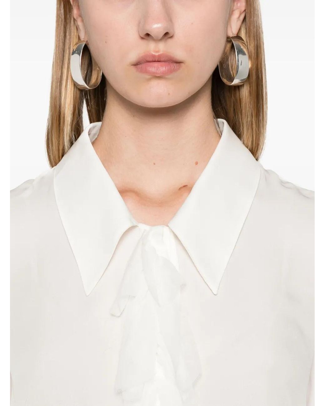 Khaite White Luka Shirt