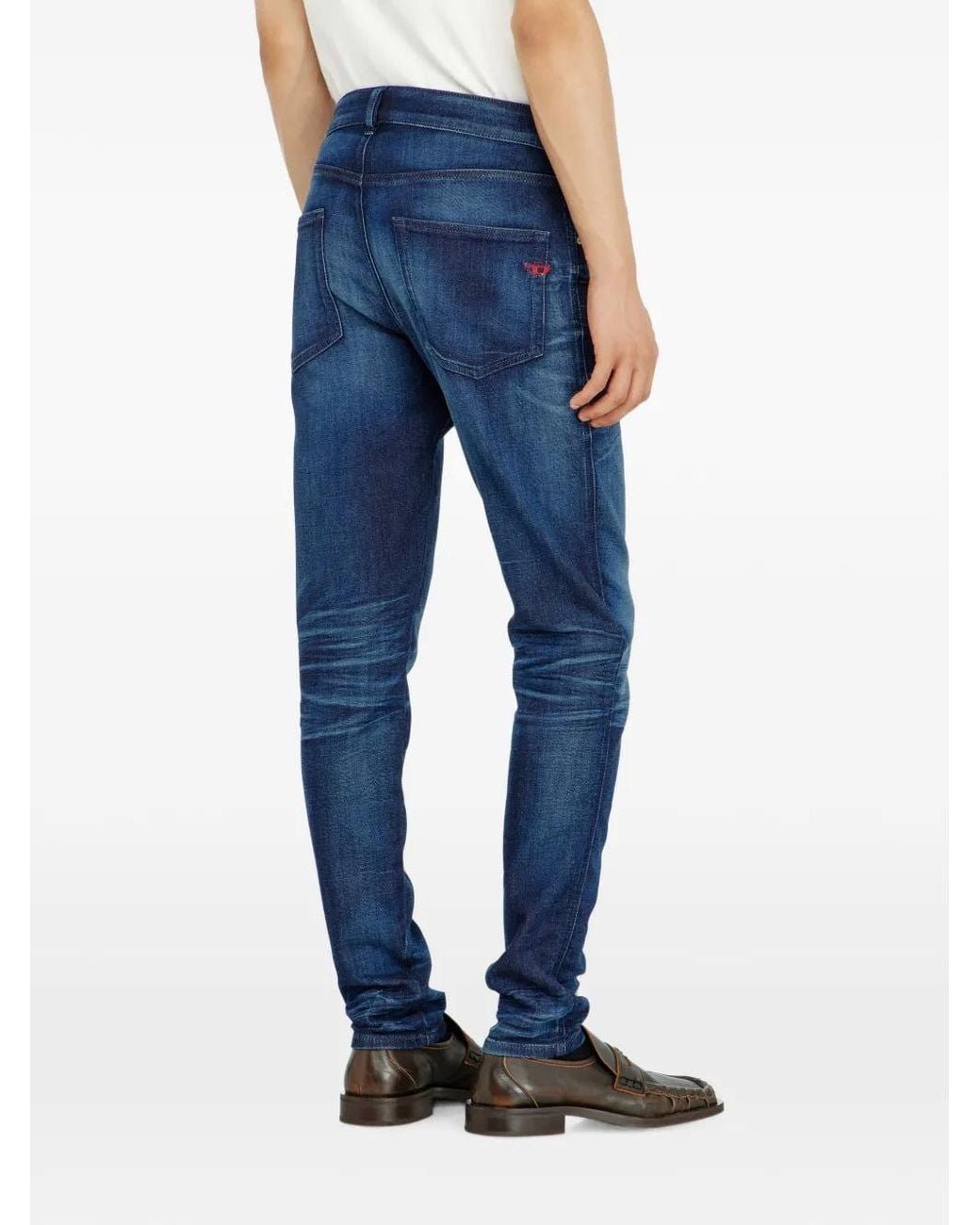 DIESEL Blue Slim Regular Waist 2062 D-Strukt Joggjeans for men