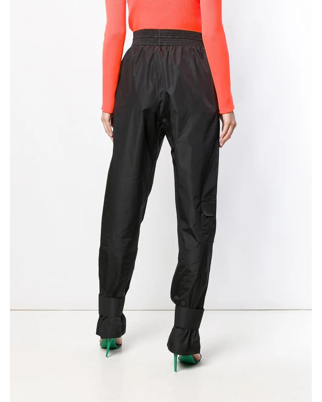 Off-White c/o Virgil Abloh Black Ankle Strap Track Pants