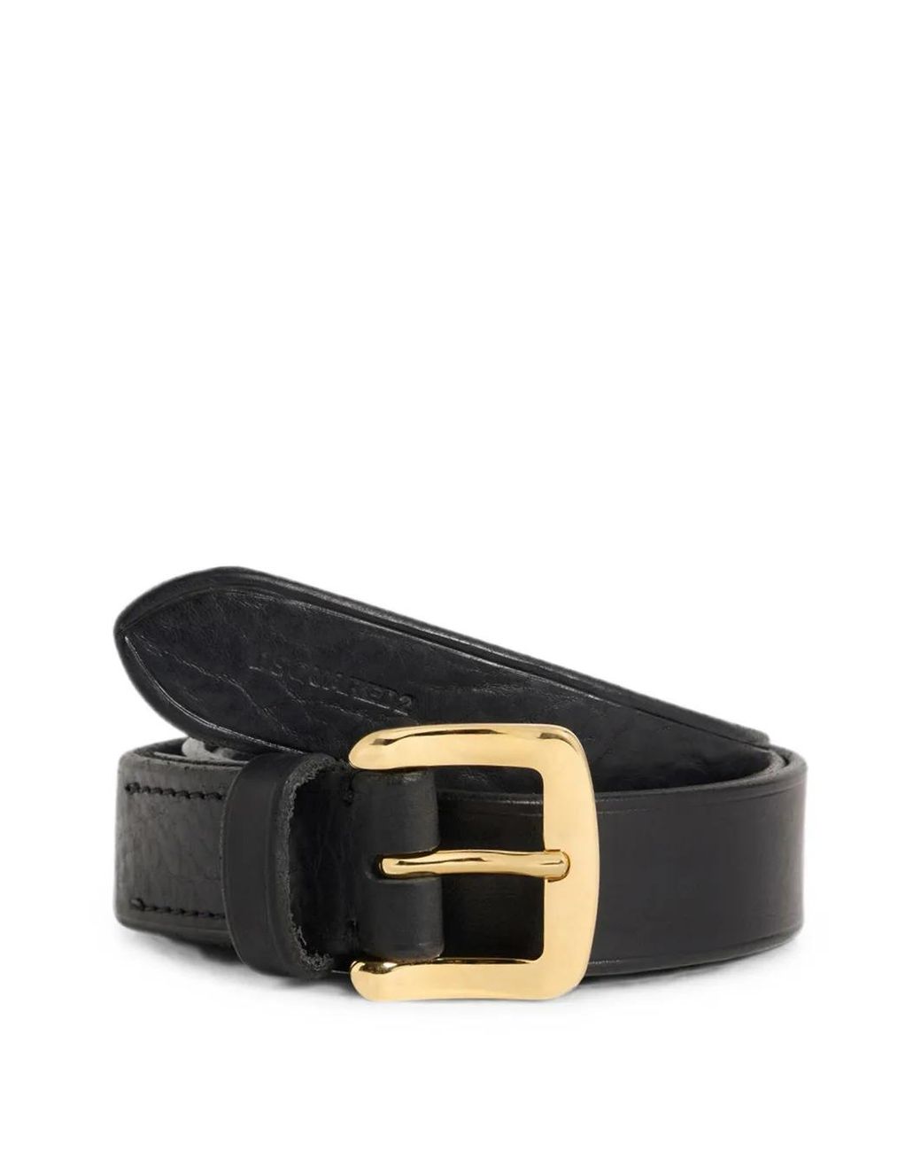 DSquared² White Logo Detail Belt