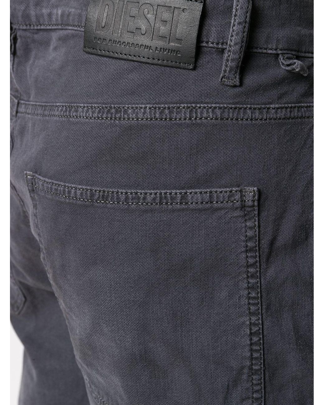 DIESEL D-krett Jogg Straight Jeans in Gray for Men | Lyst