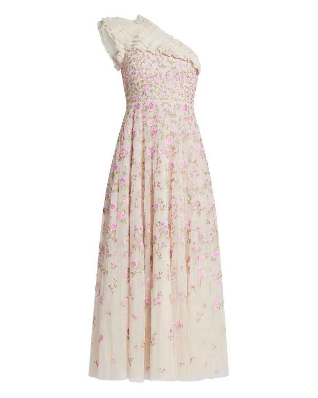Needle & Thread Natural Lea Dress