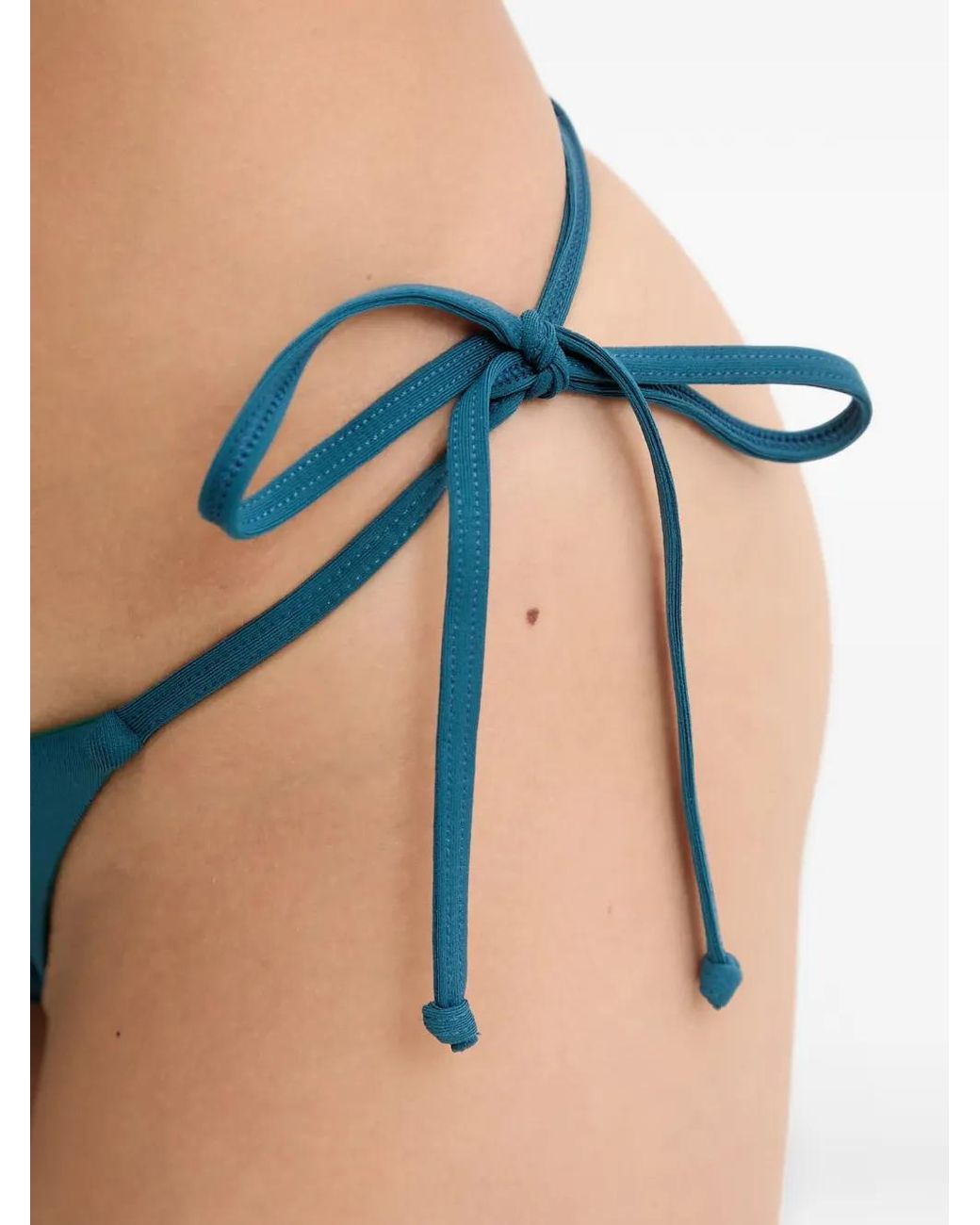 Bondeye Blue Side-Tie Reversible Bikini Bottoms