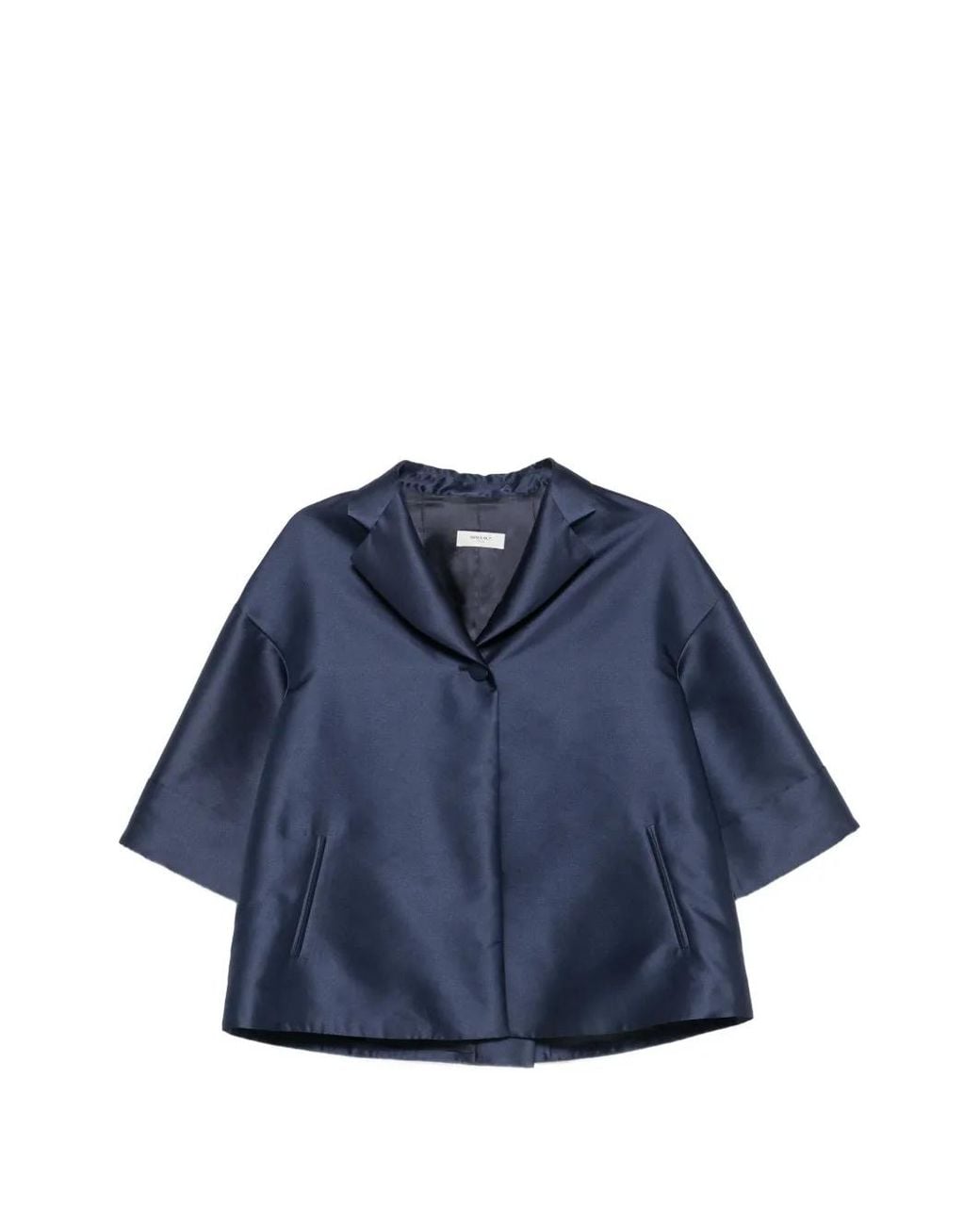 NINA 14.7 Blue Veste À Effet Satiné