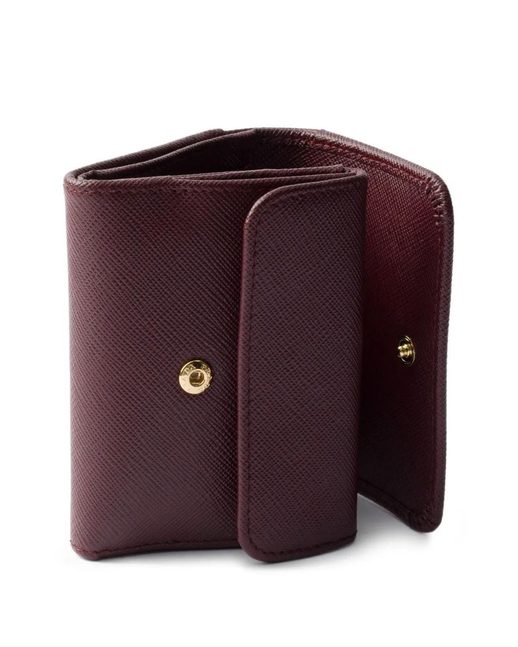 Prada Purple Small Saffiano Leather Wallet