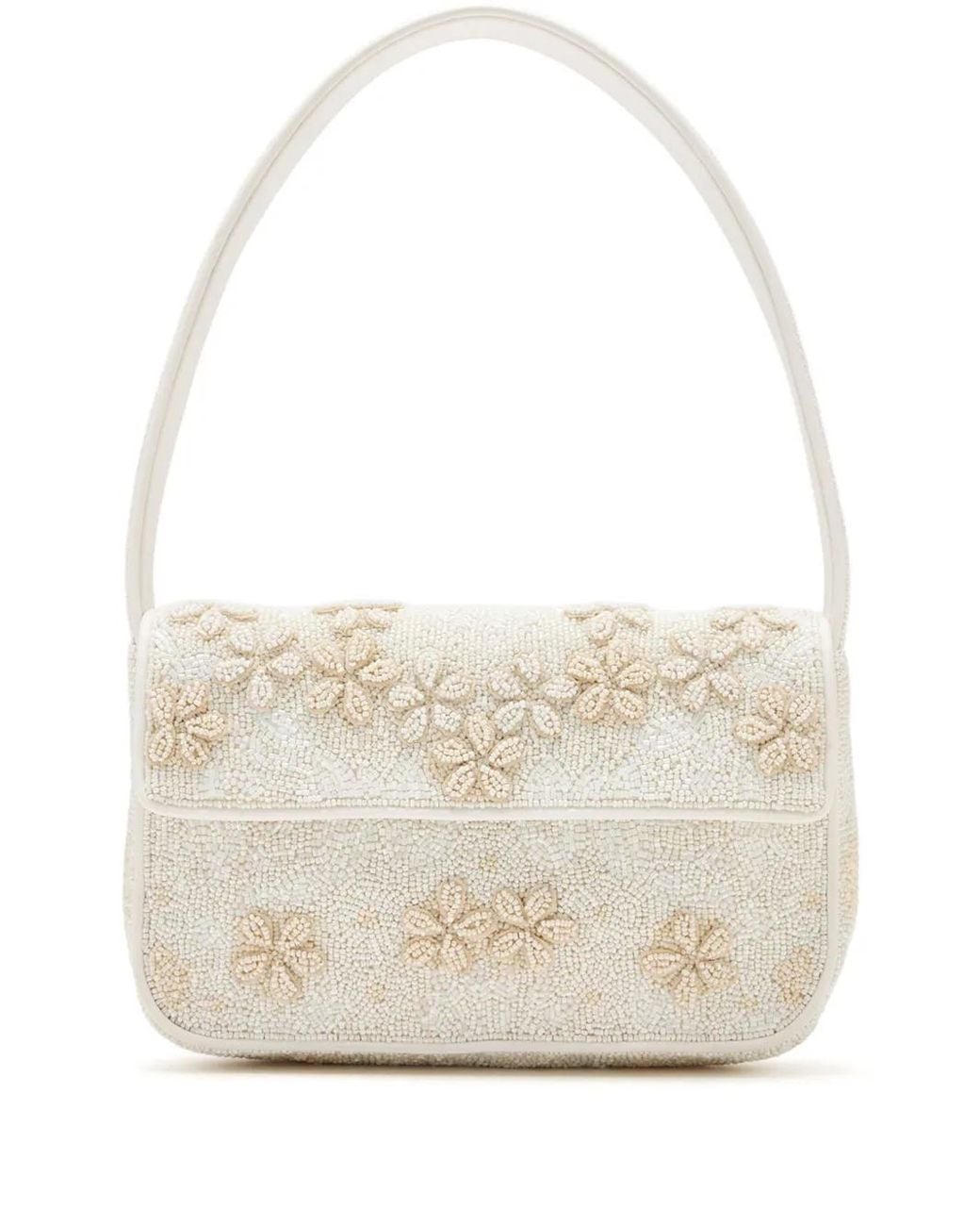 Staud White Tommy Tote Bag