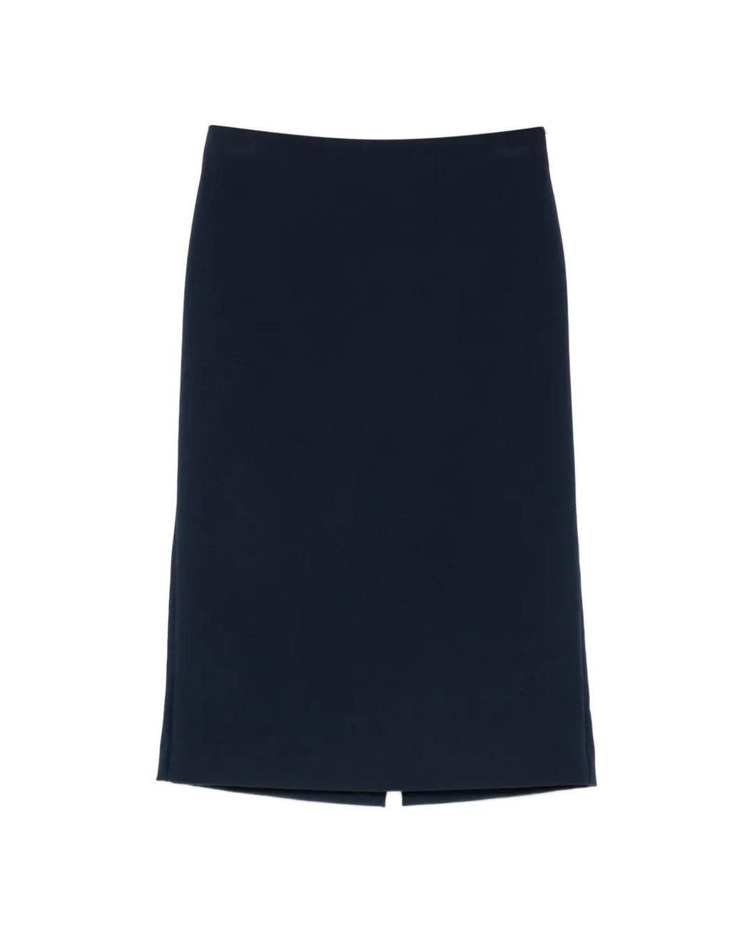 Ottod'Ame Blue Pencil Midi Skirt