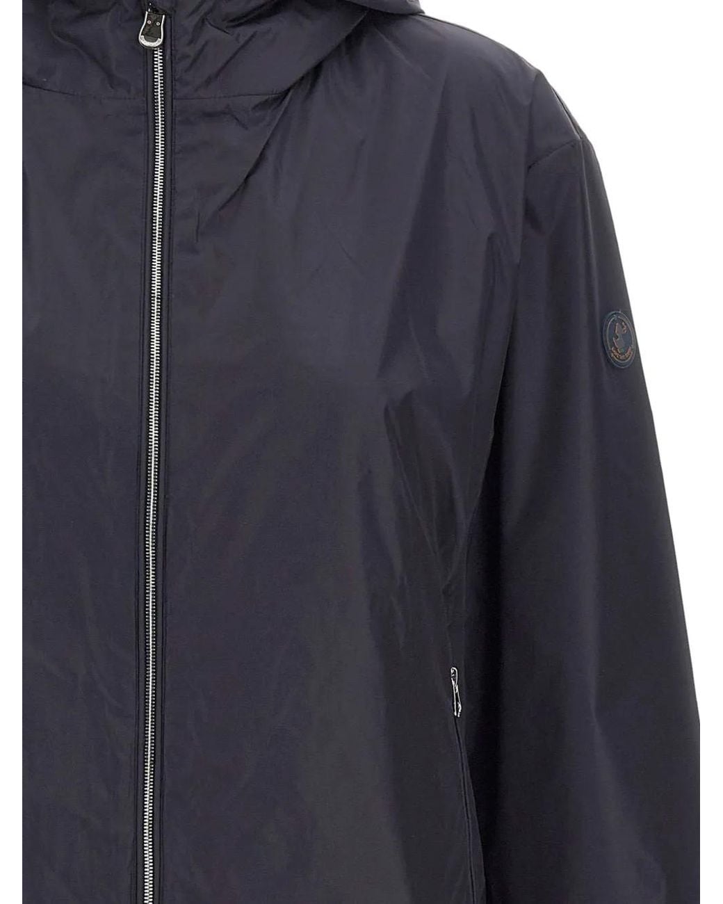 Save The Duck Blue Hooded Zip Jacket