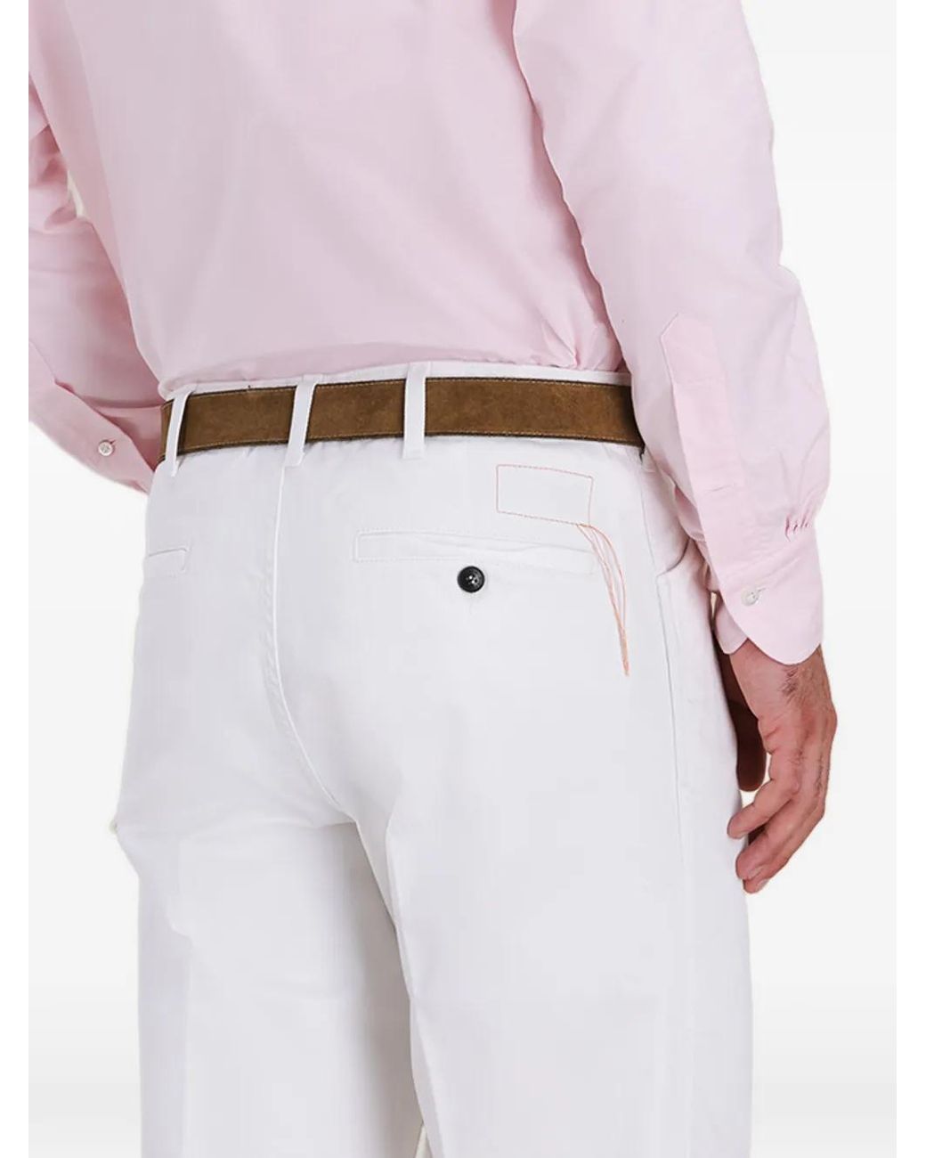 Fortela White Pantalon Chino Ben for men