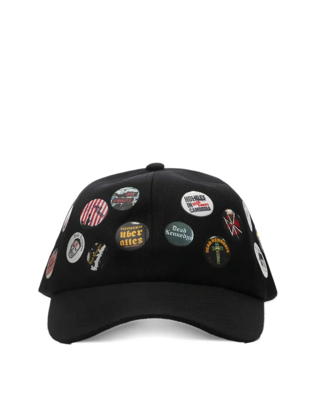 Pleasures Black X Dead Kennedys Buttons Embellished Cap for men