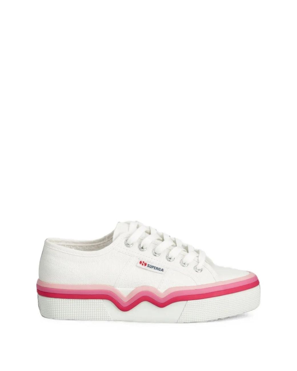 Superga Pink 2740 Platform Low-Top Sneakers
