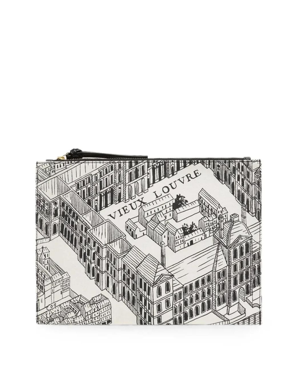 Inoui Edition Gray Louvre Graphic-Print Wallet