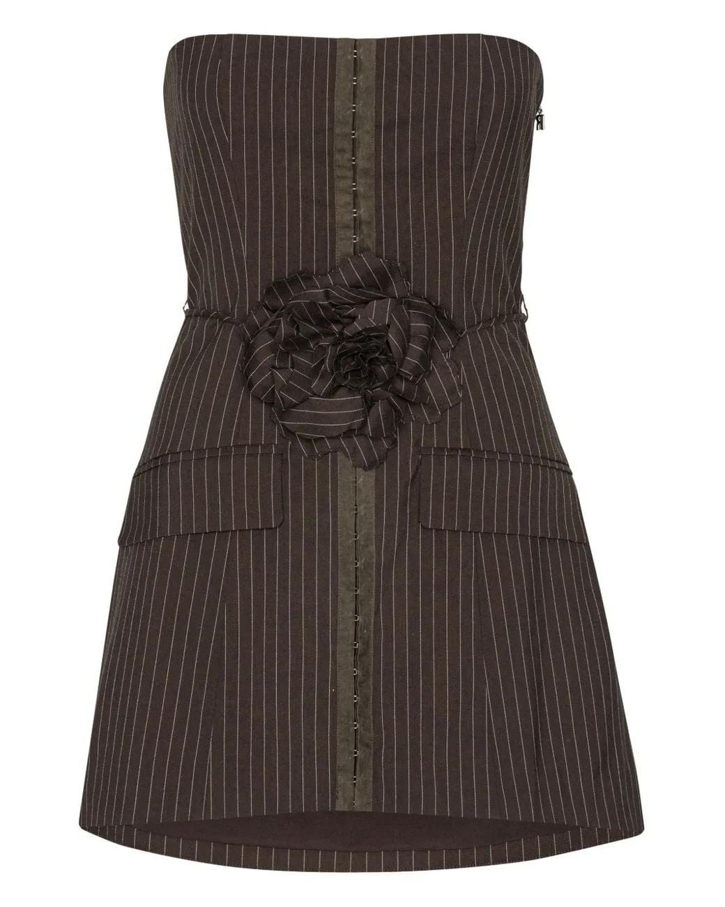 ROTATE BIRGER CHRISTENSEN Brown Short Dresses