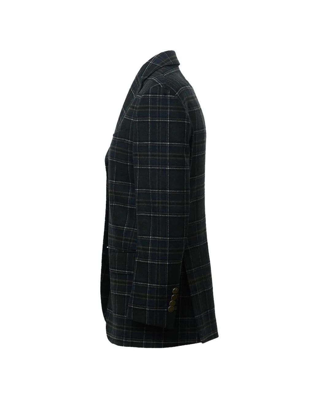 SAULINA Black Check-Pattern Blazer