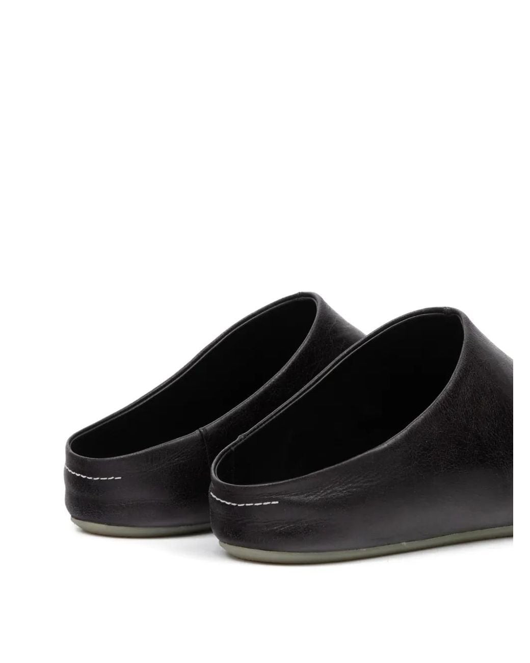 MM6 by Maison Margiela Brown Factory Sabots for men