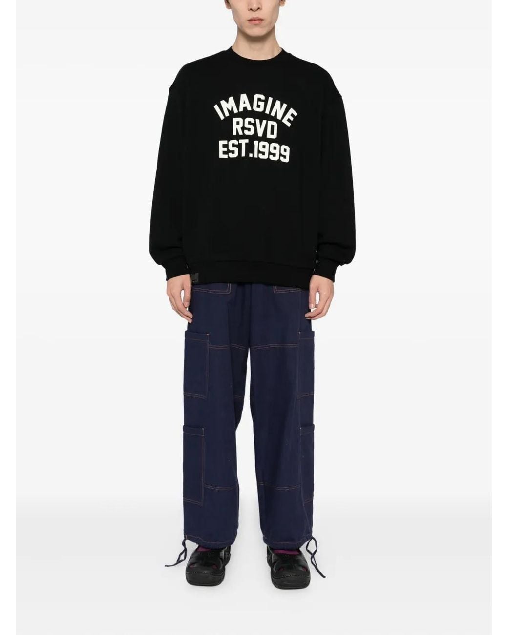 Izzue Black Printed Sweatshirt for men