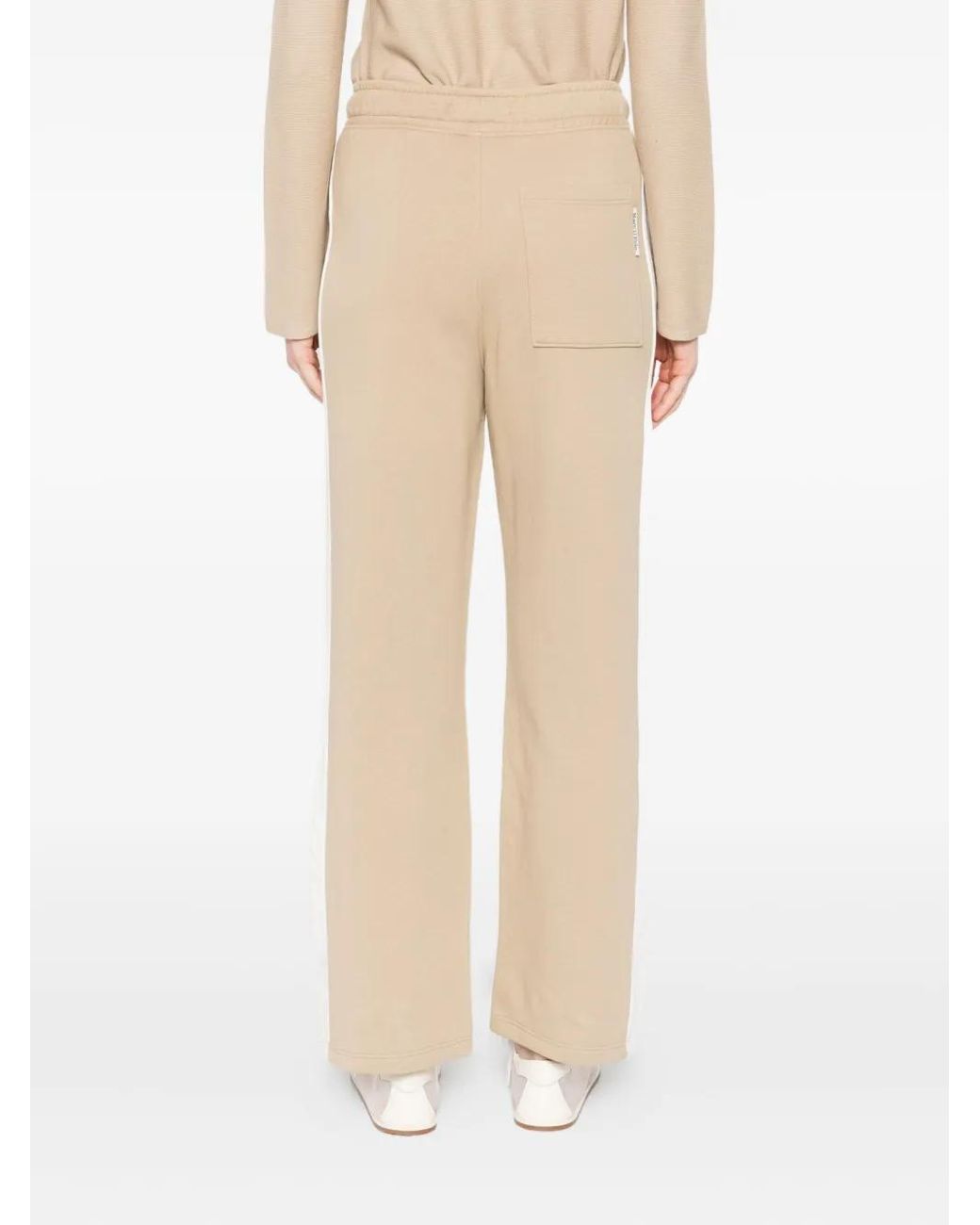 Marc O' Polo Natural Side-Stripe Drawstring Trousers