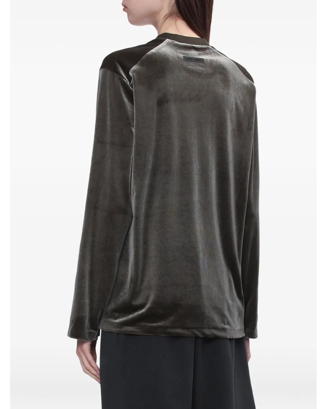 Fear Of God Gray Long-Sleeve Sweatshirt