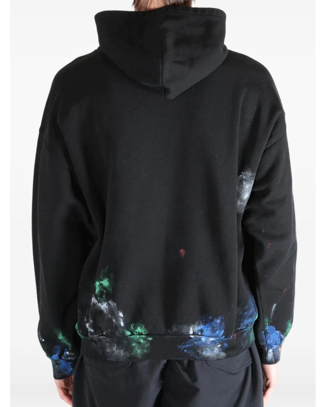 Balenciaga Black Painter's Shirt Medium Fit Hoodie for men