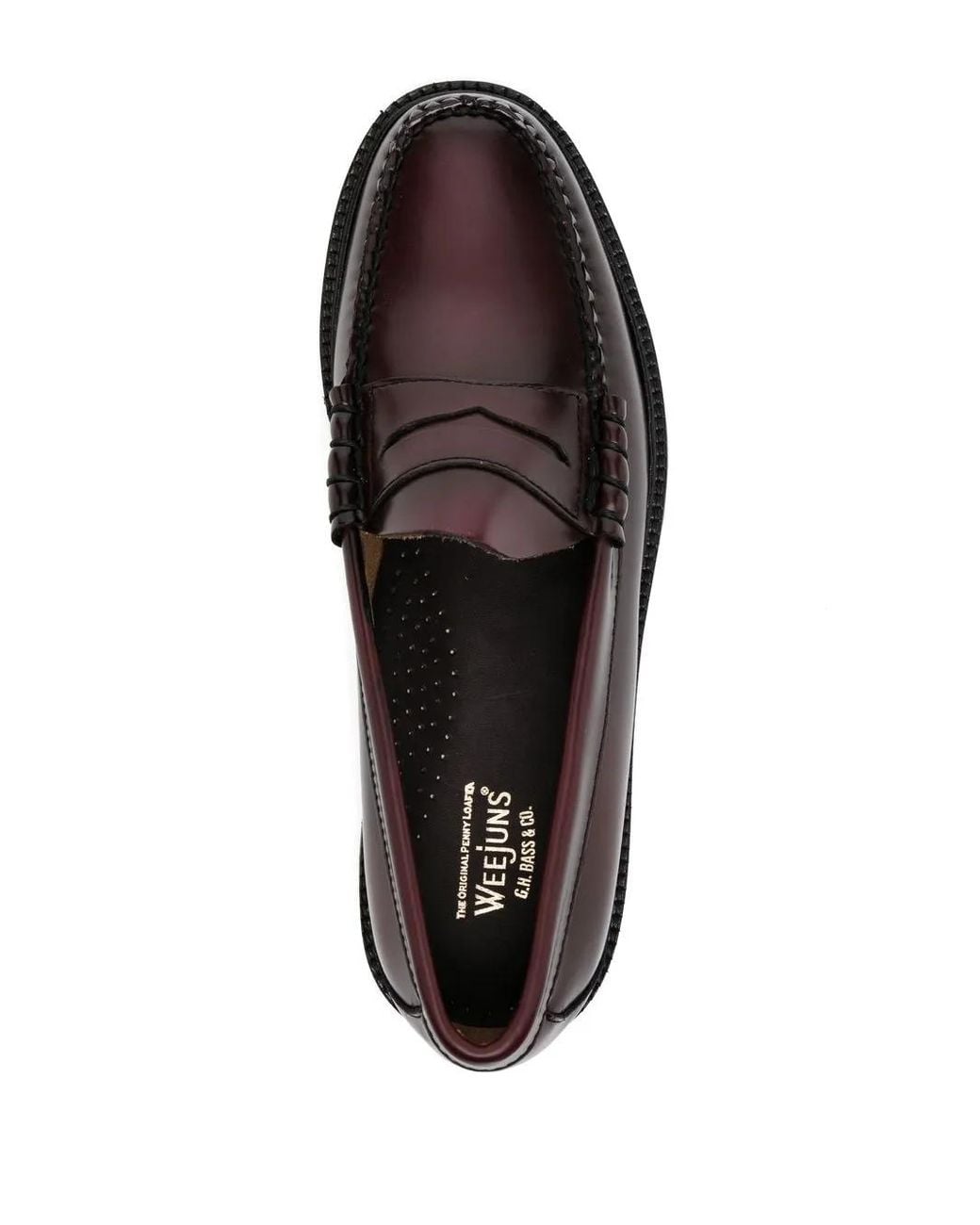 G.H.BASS Brown Weejuns 90S Larson Penny Loafers for men