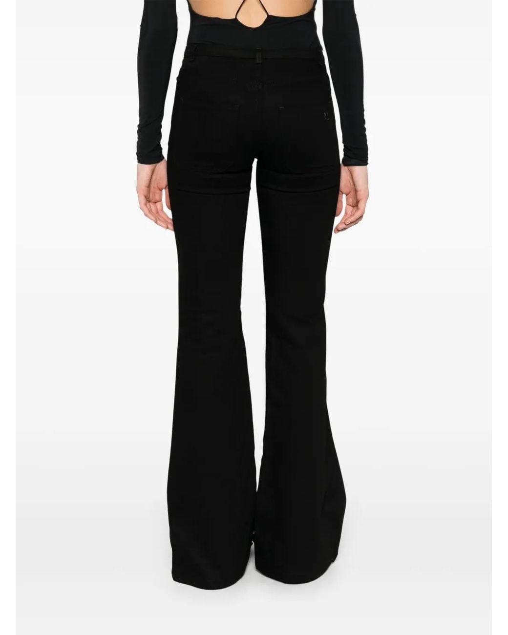 Courreges Black Bootcut Jeans