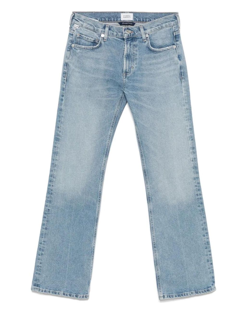Citizens of Humanity Blue Cotton Denim Jeans 'Clair'
