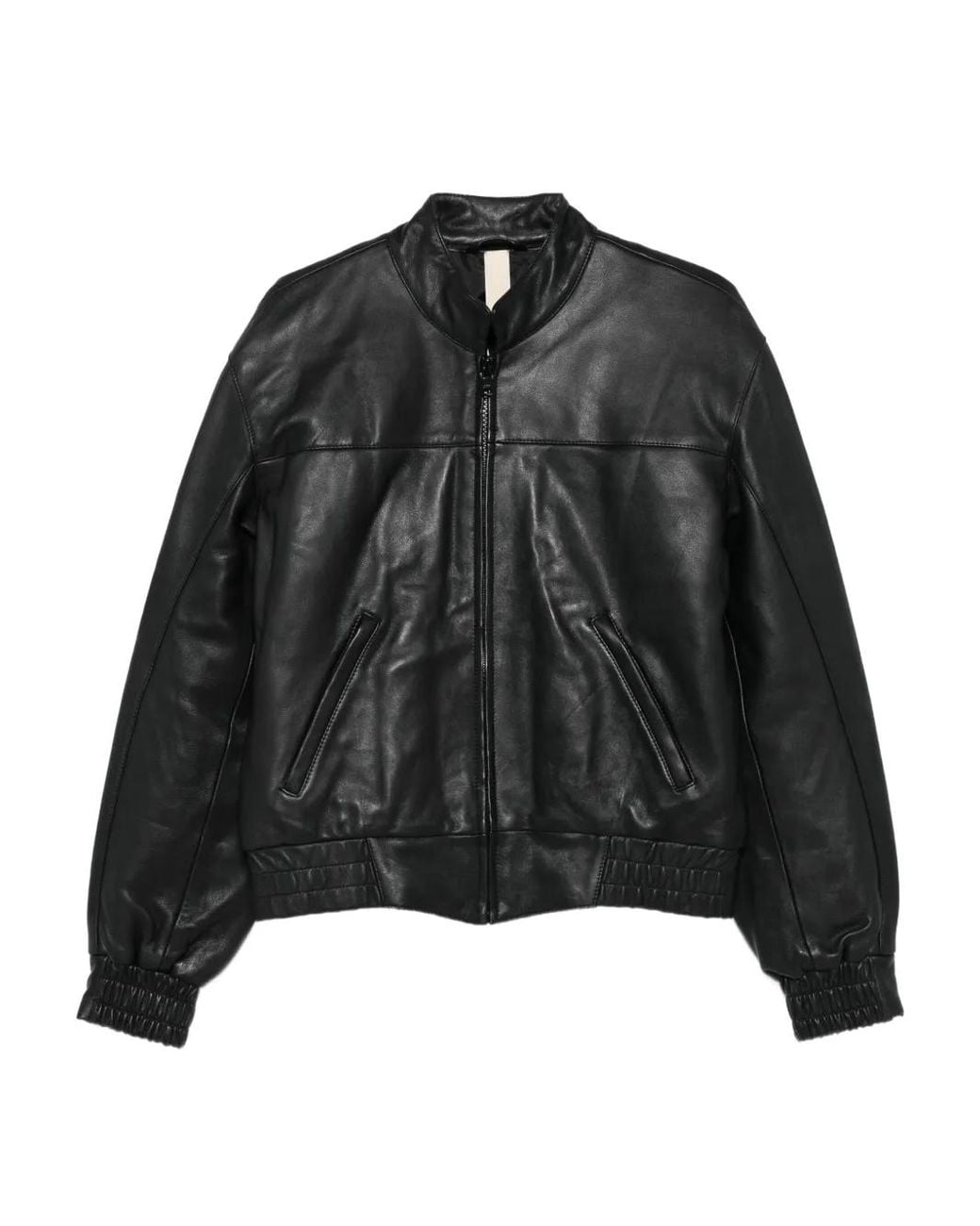 sunflower Black Zip-Front Elasticated-Cuff Jacket for men