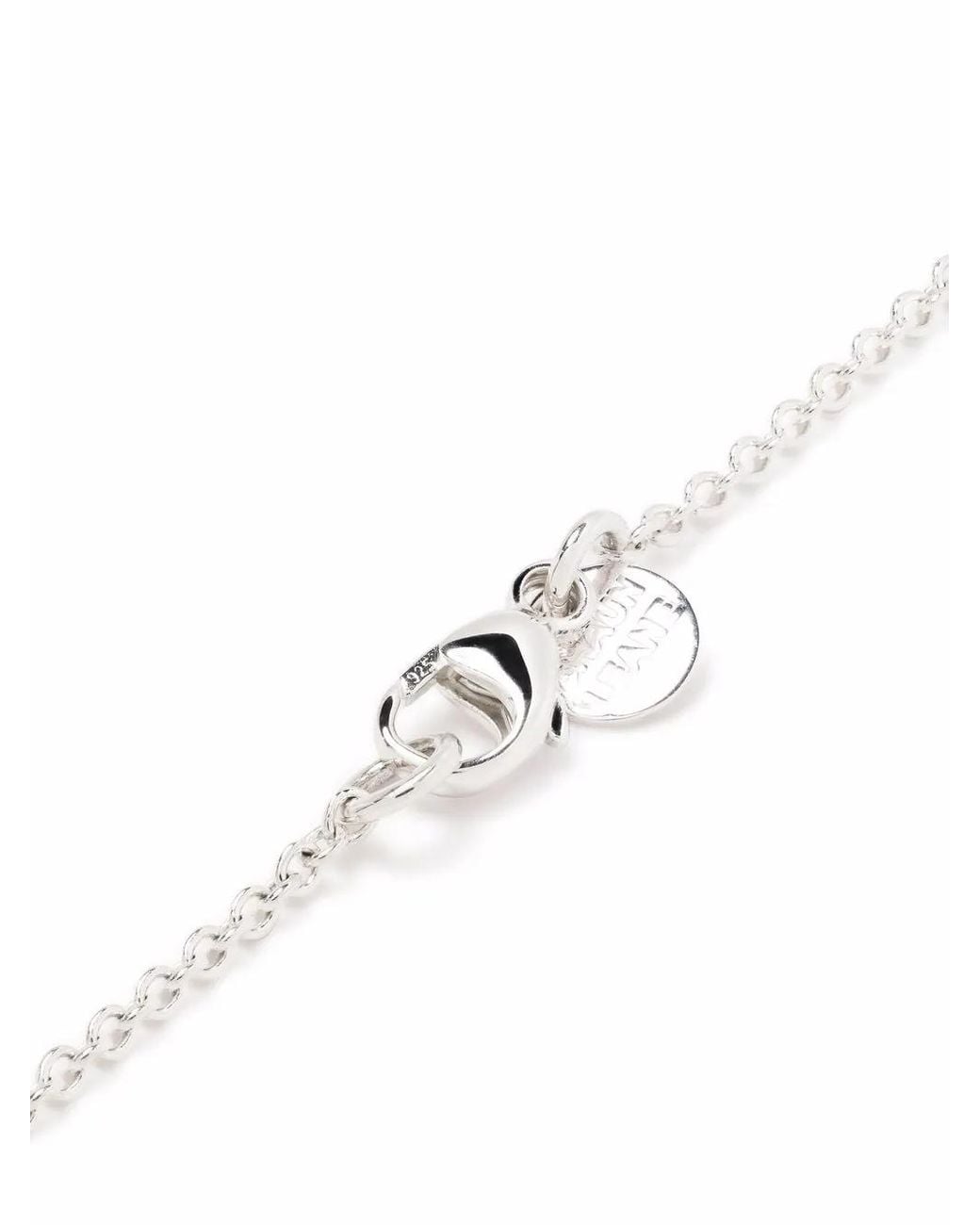 Shaun Leane White Hooked Heart Pendant Necklace