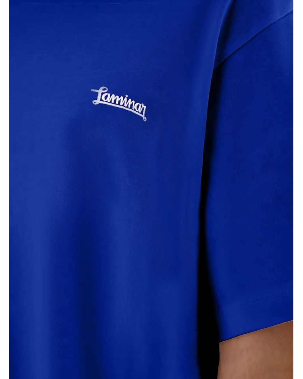Laminar Blue Logo-Detail T-Shirt