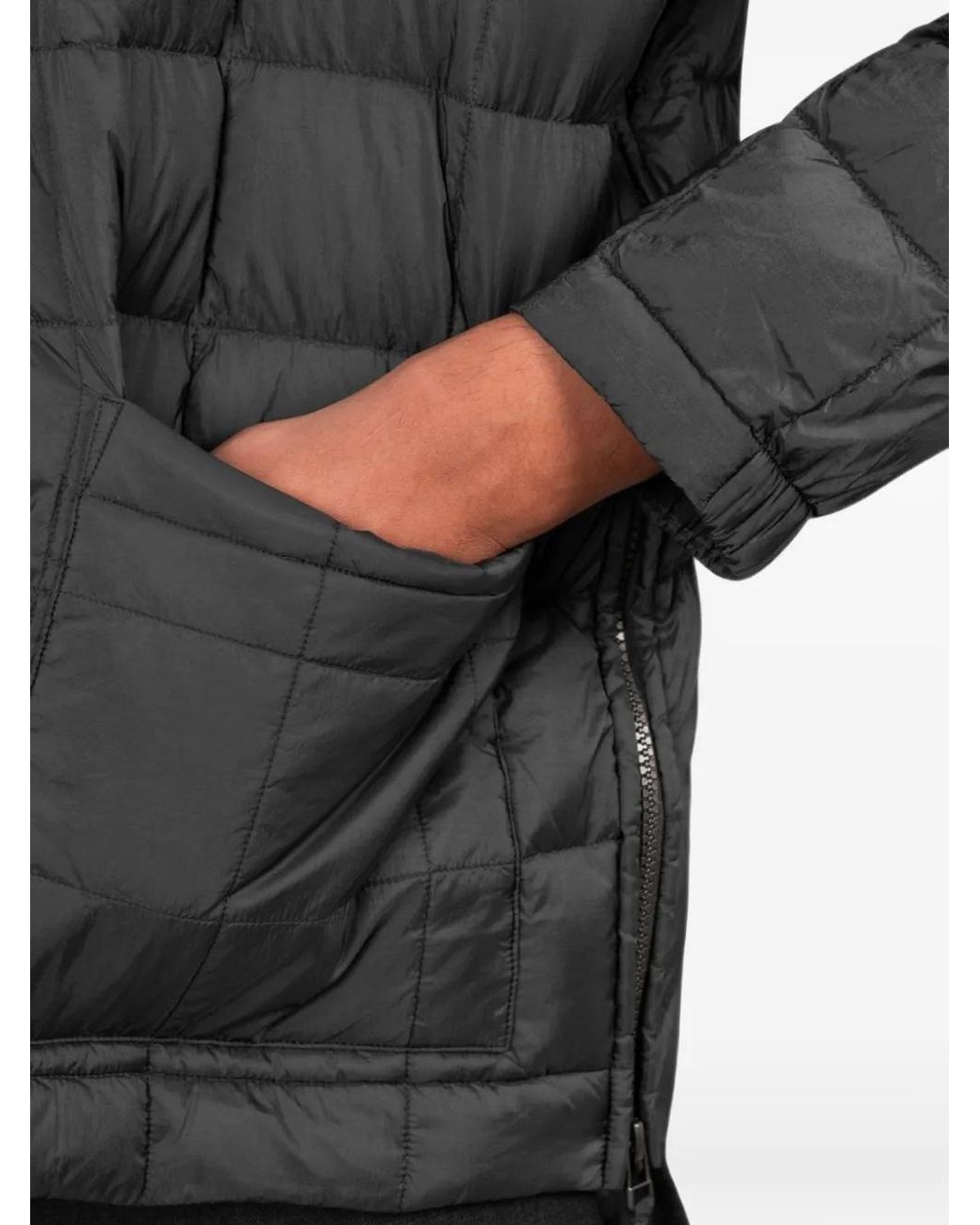 Universal Works Gray X Taion Down Rams Quilted Jacket for men
