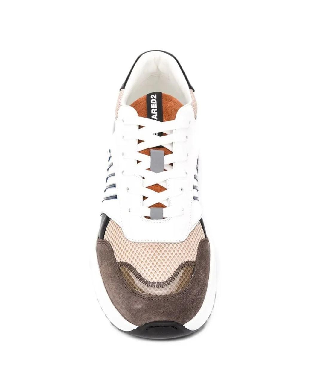DSquared² White D24 Panelled Sneakers for men