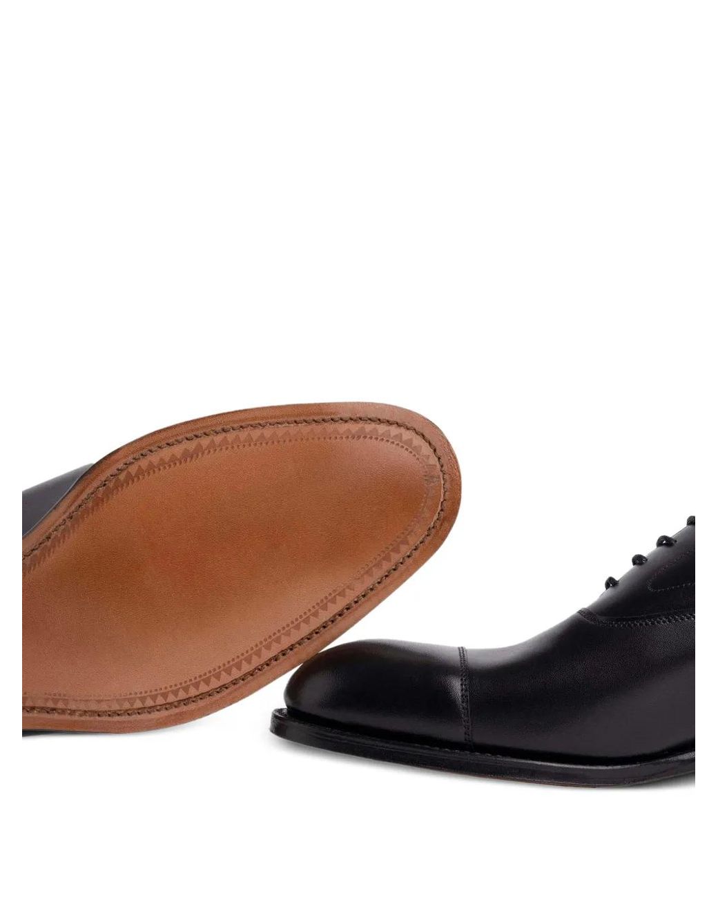 Hackett Black X Cheaney Chaussures Oxford À Bout Contrastant for men