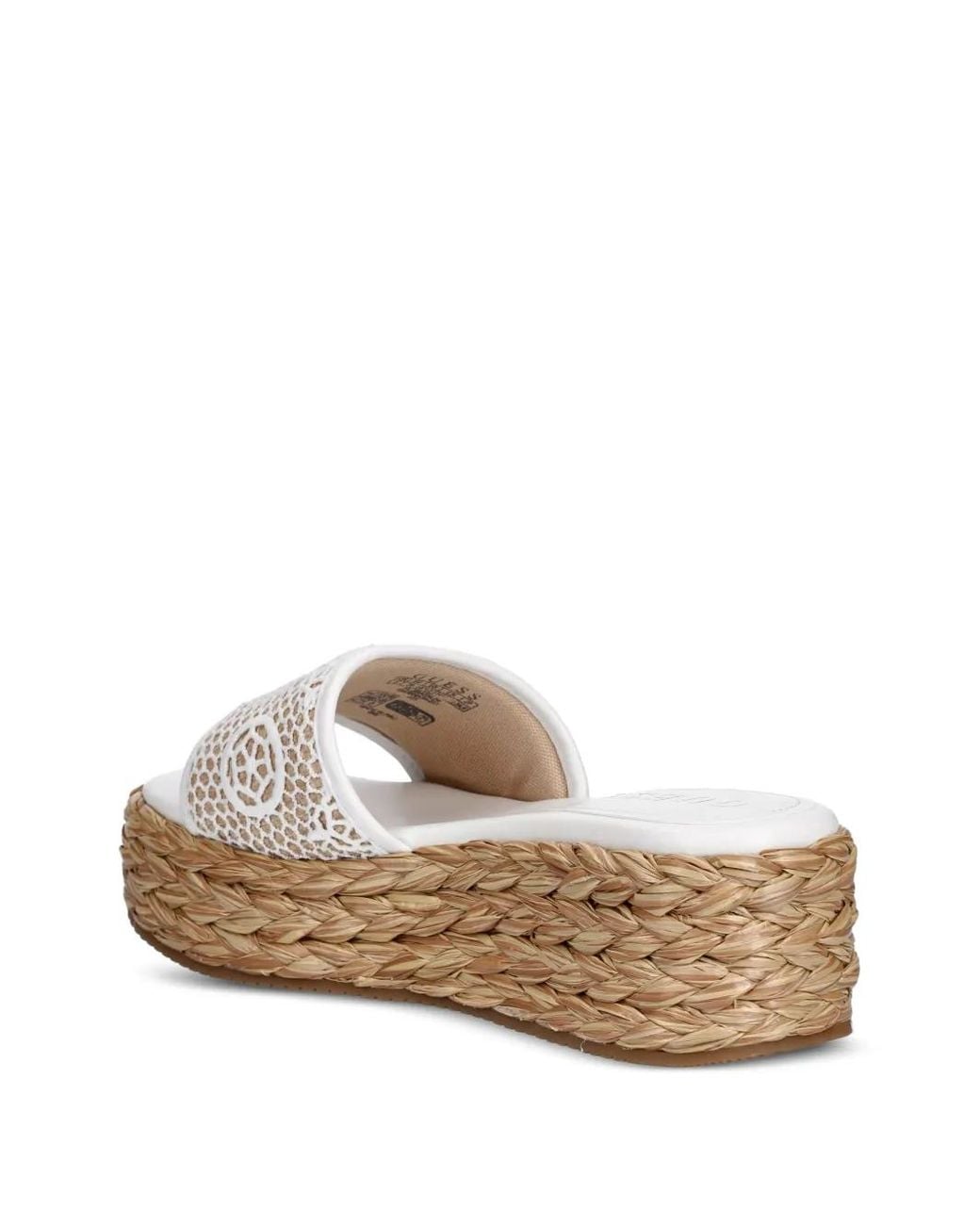 Guess White Binata Mesh Sandals