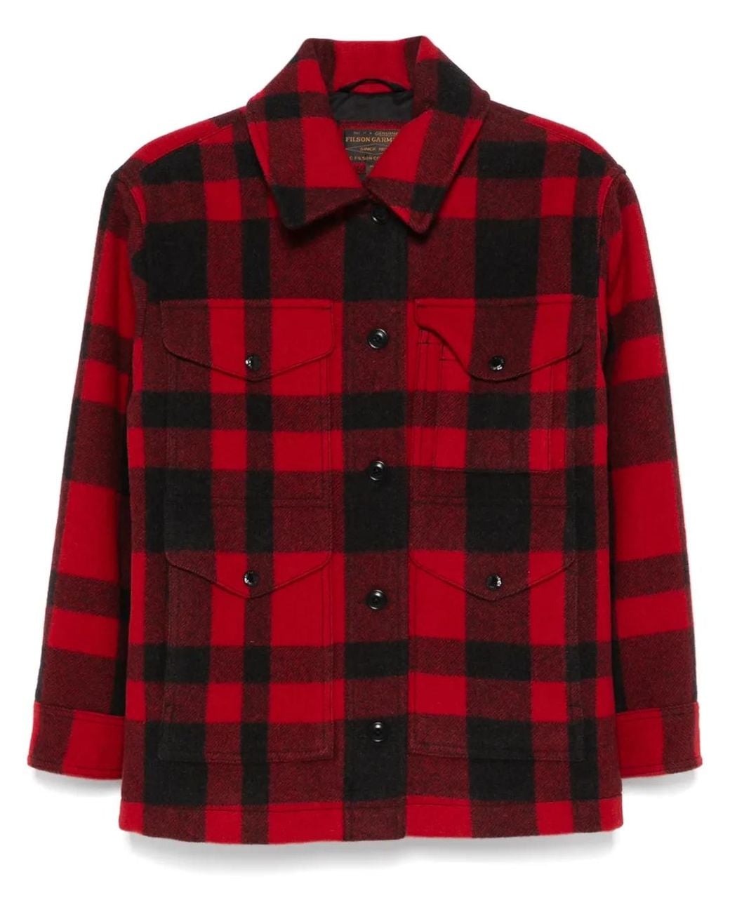 Filson Red W's Mackinaw Cruiser Jacket