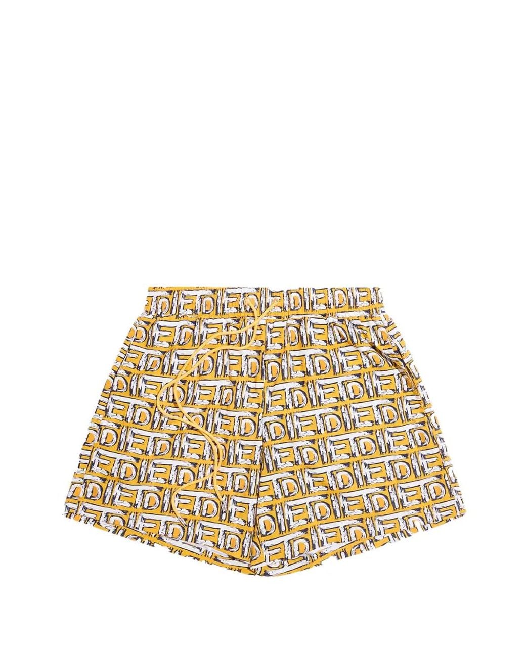 DIET STARTS MONDAY Natural Scribble-Print Shorts for men