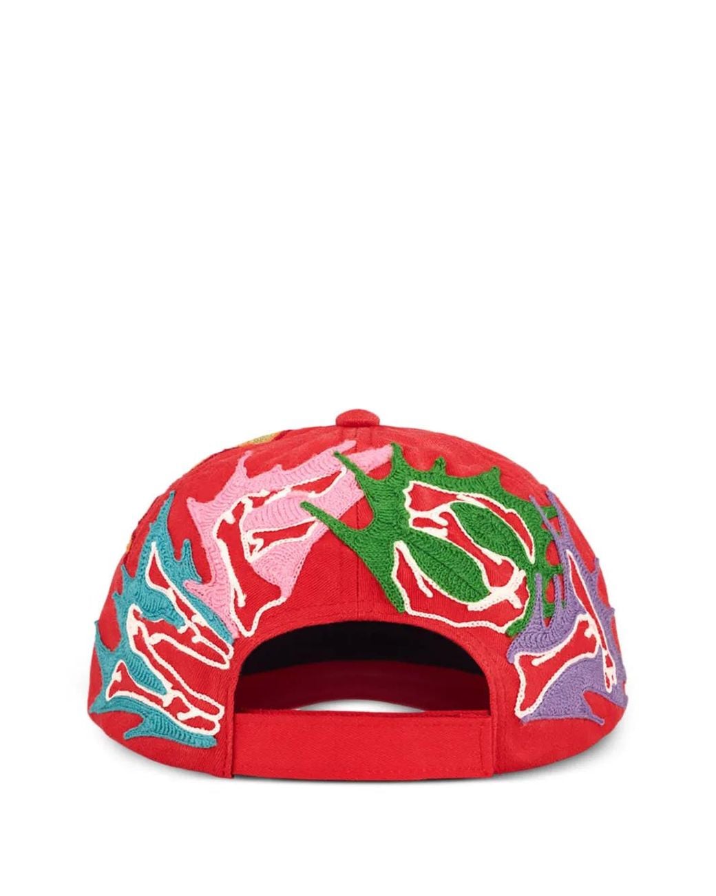 Supreme Red Wfst 6-Panel Cap for men