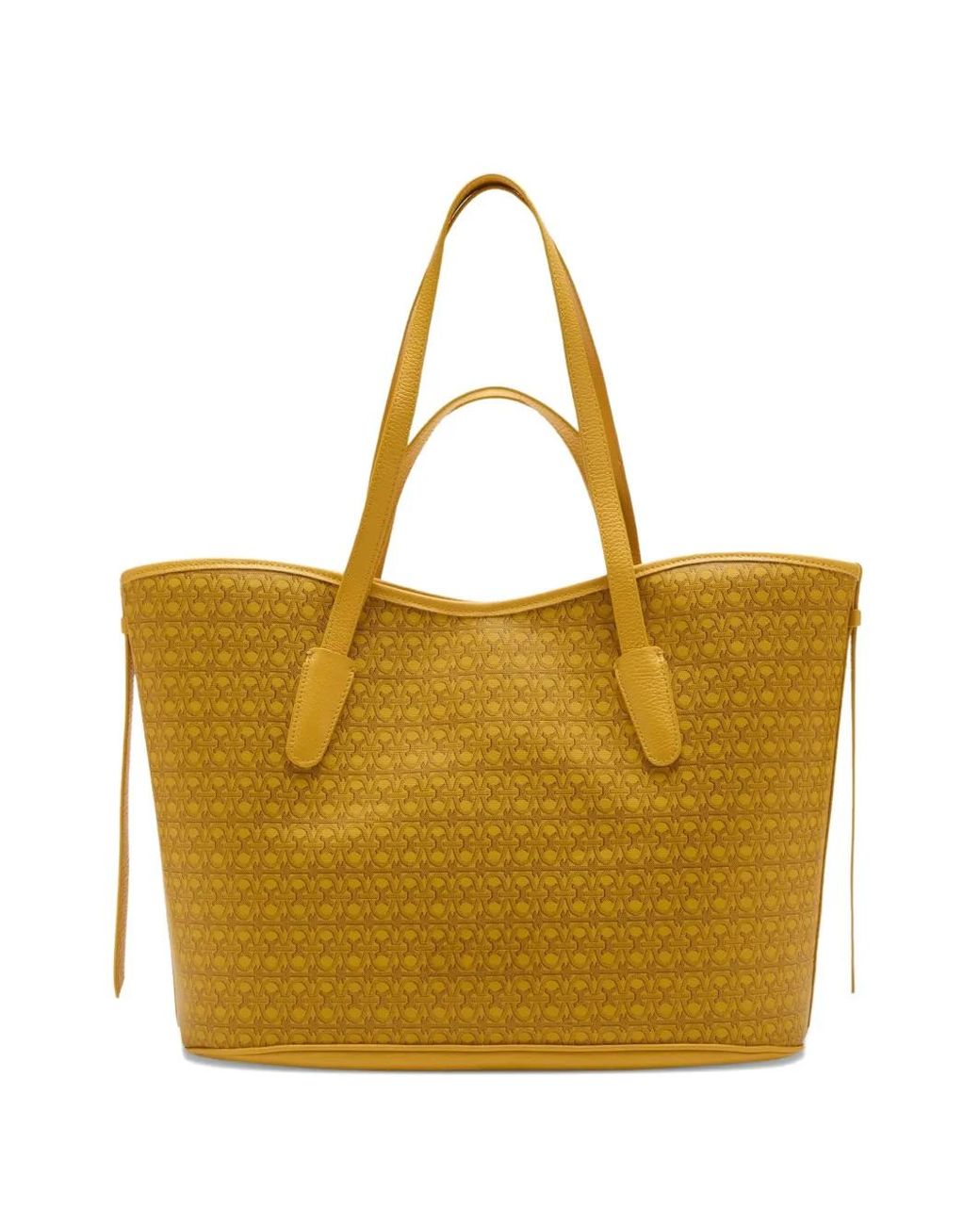 Coccinelle Yellow Never Without Monogram Tote Bag
