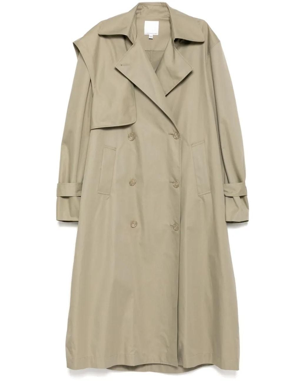 Christopher Esber Natural Loren Coat
